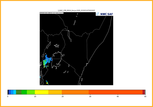 Convective rainfall rate